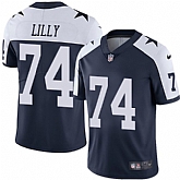 Nike Men & Women & Youth Cowboys 74 Bob Lilly Navy Throwback NFL Vapor Untouchable Limited Jersey,baseball caps,new era cap wholesale,wholesale hats